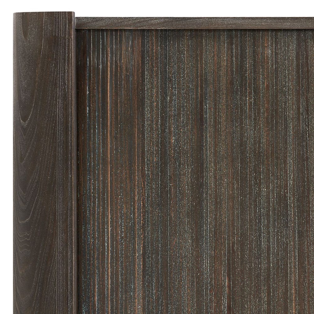 Pomonte 56 in. Acacia and Poplar Wood Cabinet
