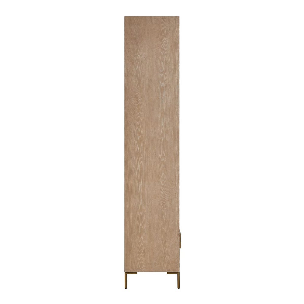 Reghena 88 in. Oak Veneer Etagere