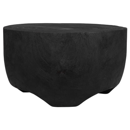 Bubano 24 in. Suar Wood Coffee Table - Black