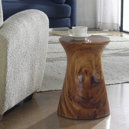 Piane 18 in. Suar Wood Accent Table