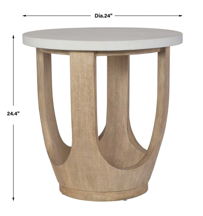 Laste 24 in. Accent Table