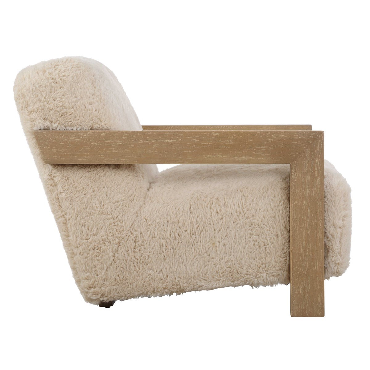 Corsano Faux Sheepskin Accent Chair