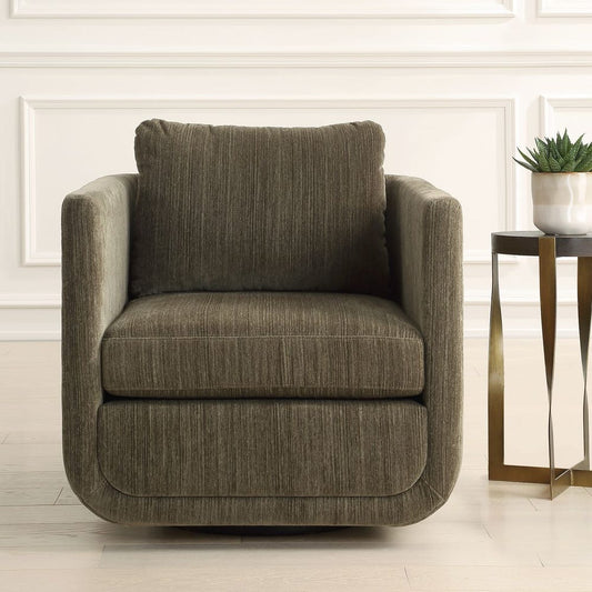 Vasto Upholstered Swivel Chair - Herb