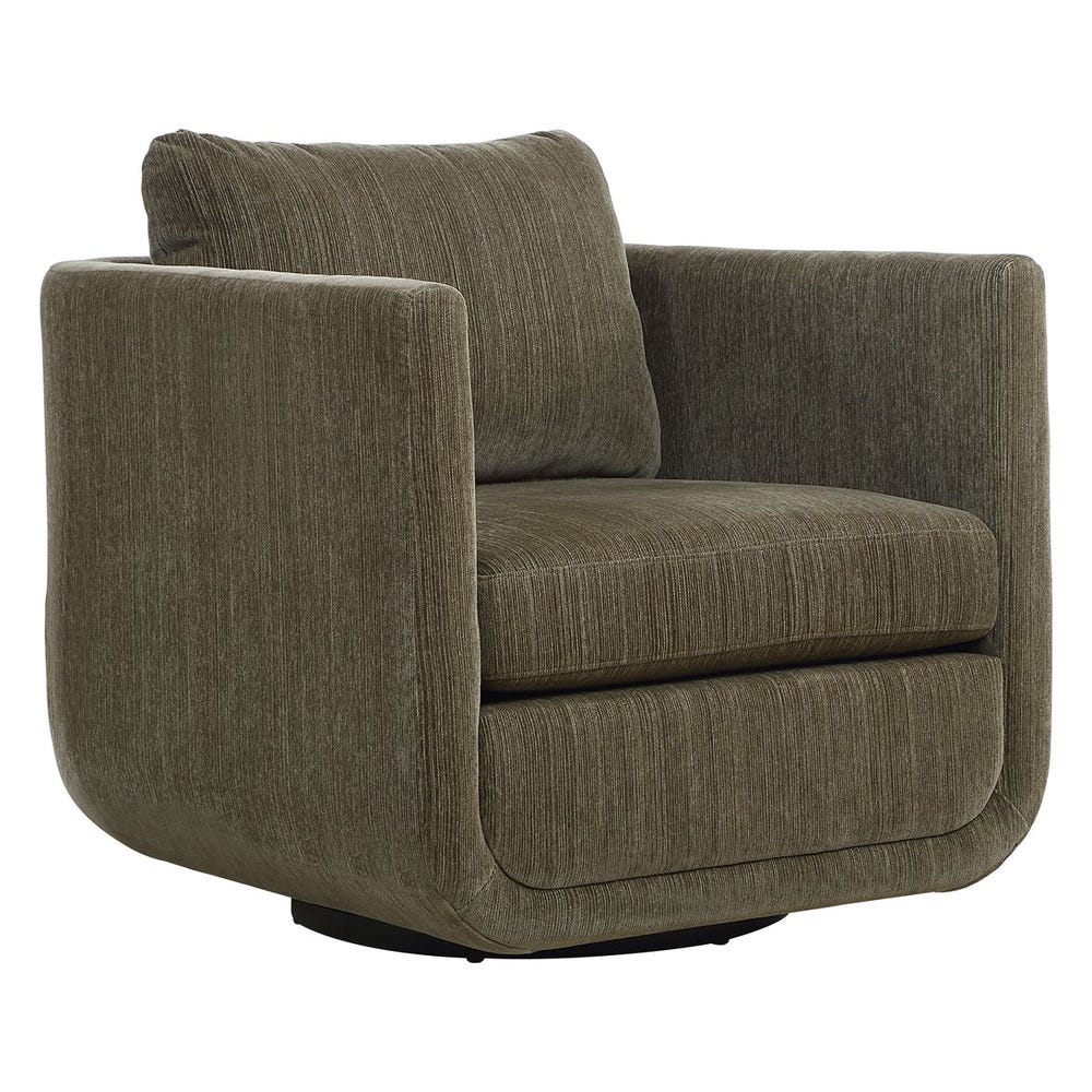 Vasto Upholstered Swivel Chair - Herb