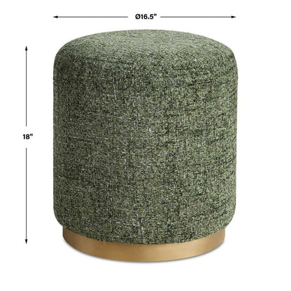 Destra Chenille Ottoman