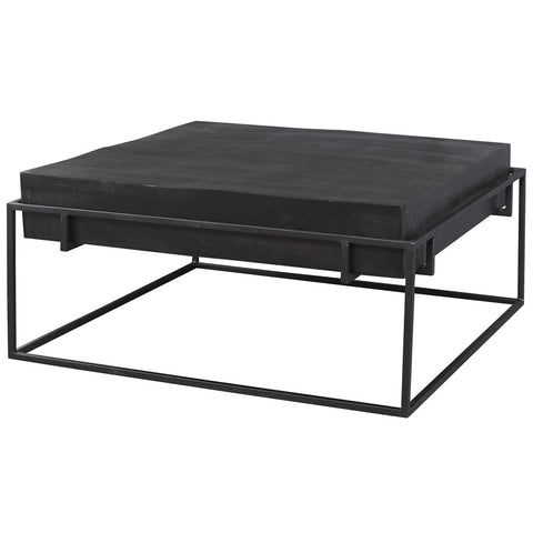 Oxidized Black 35 in. Coffee Table