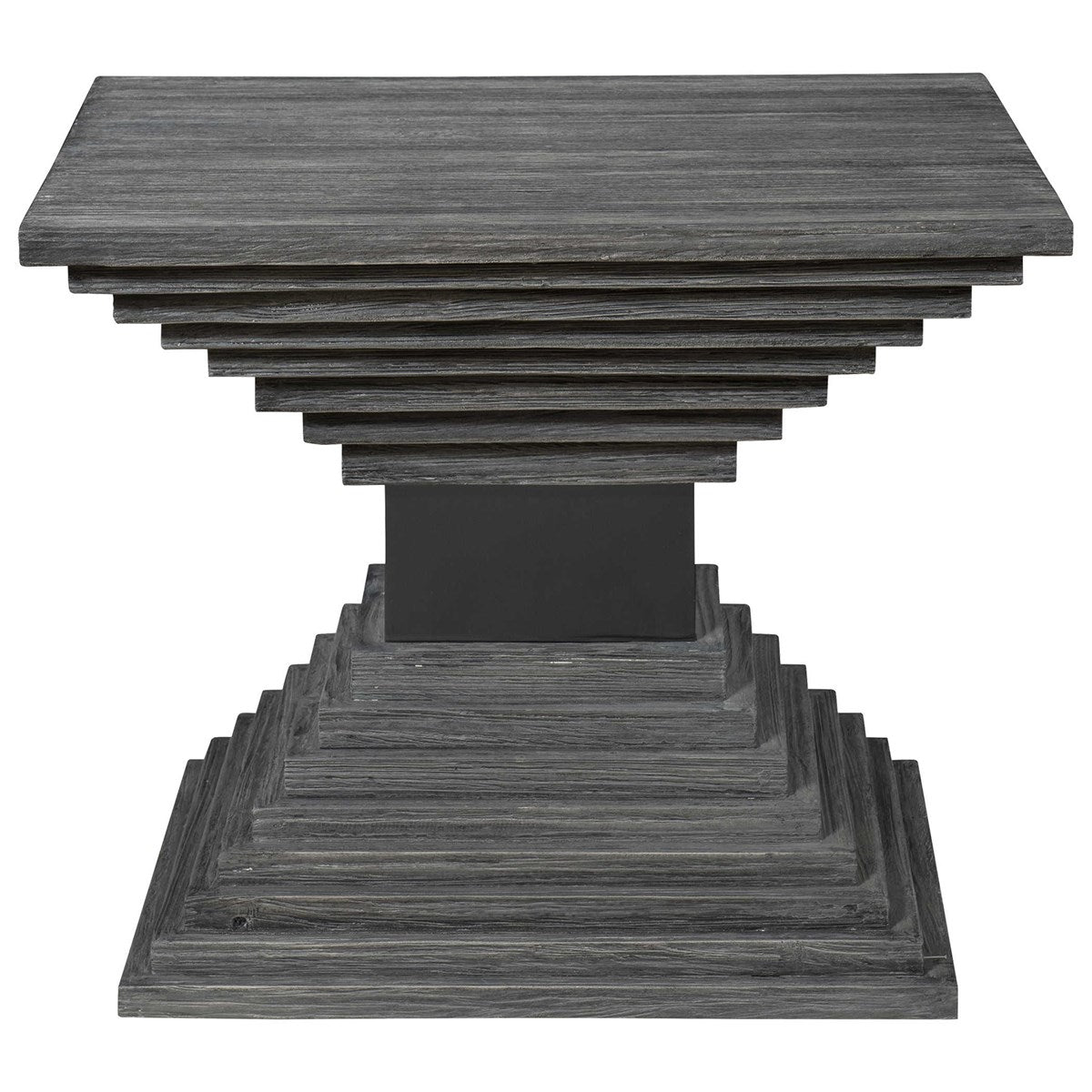Auditore 22 in. Solid Fir Wood Accent Table