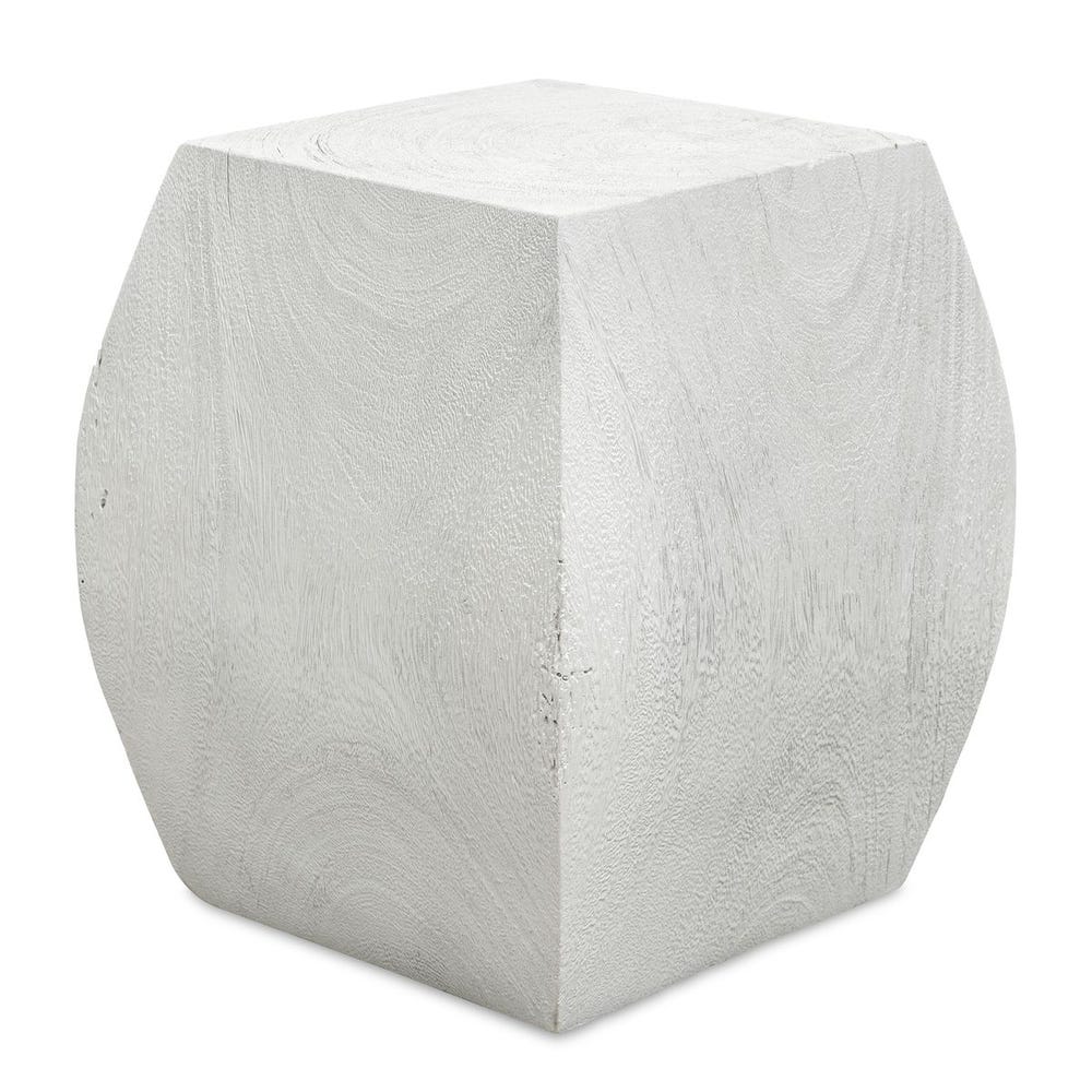 Mirella 17 in. Suar Wood Accent Table
