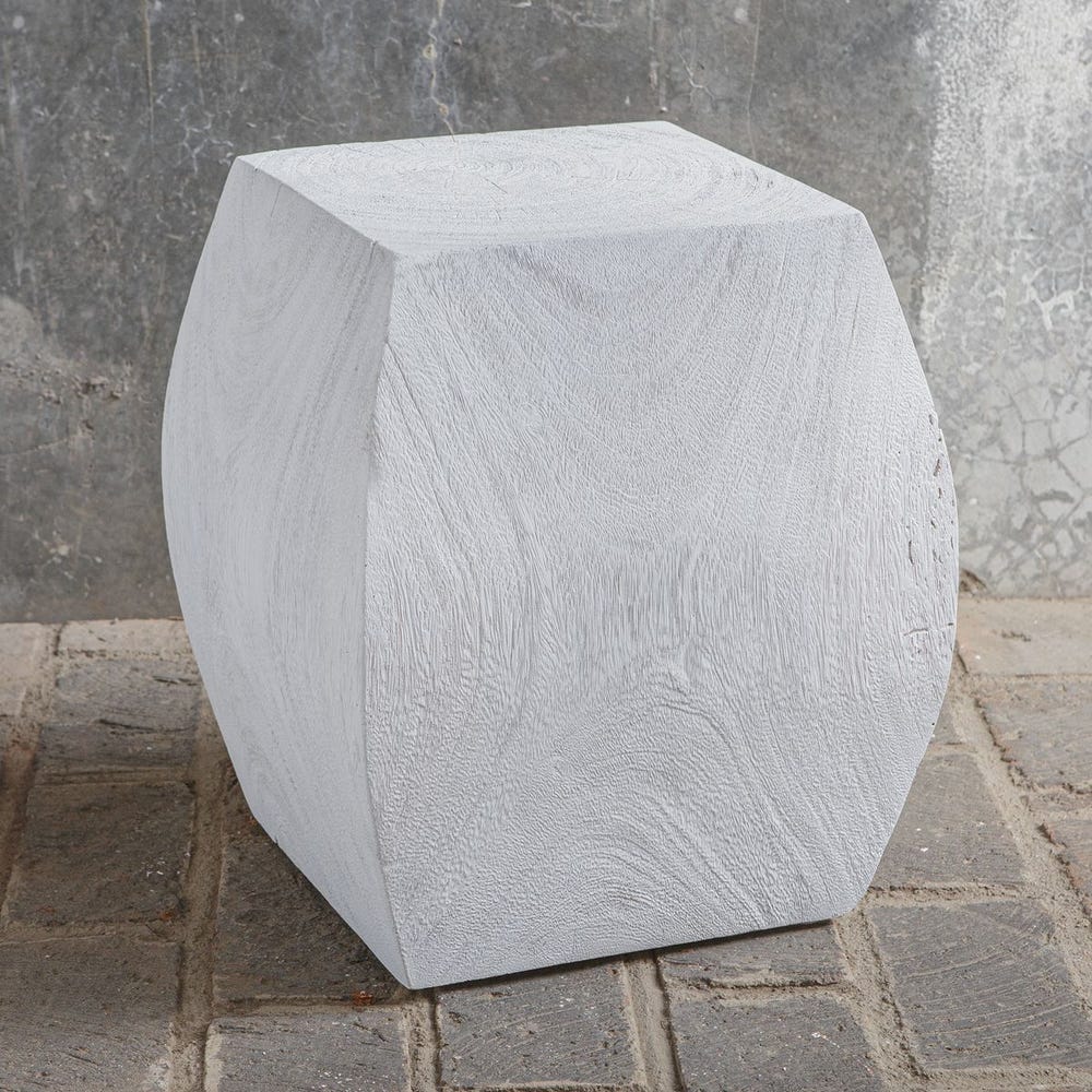 Mirella 17 in. Suar Wood Accent Table