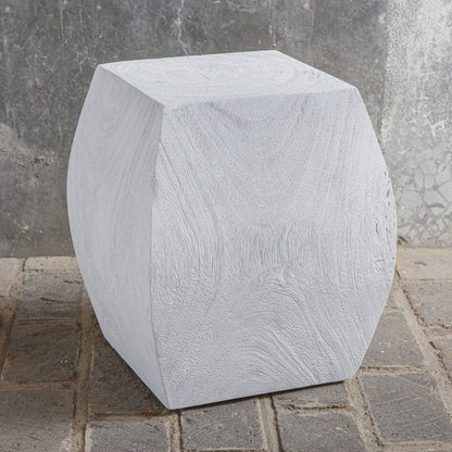 Mirella 17 in. Suar Wood Accent Table