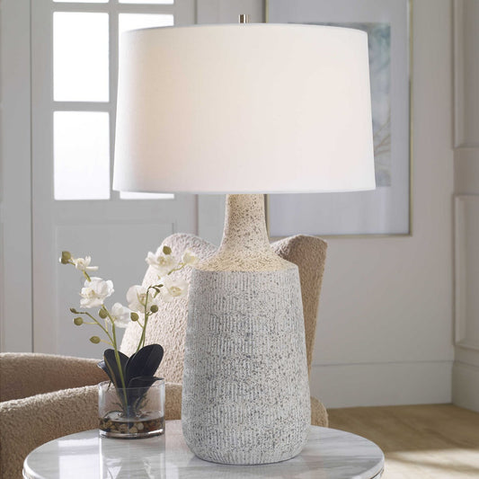 Alcide 29 in. Table Lamp - White