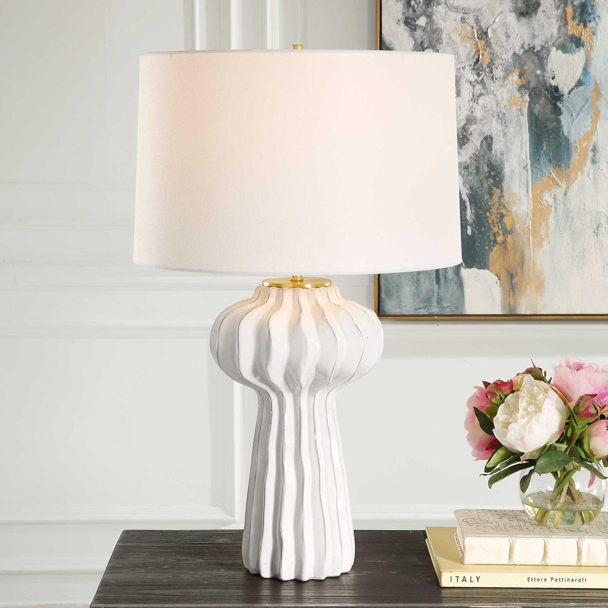 Piceno 28 in. Porcelain Table Lamp