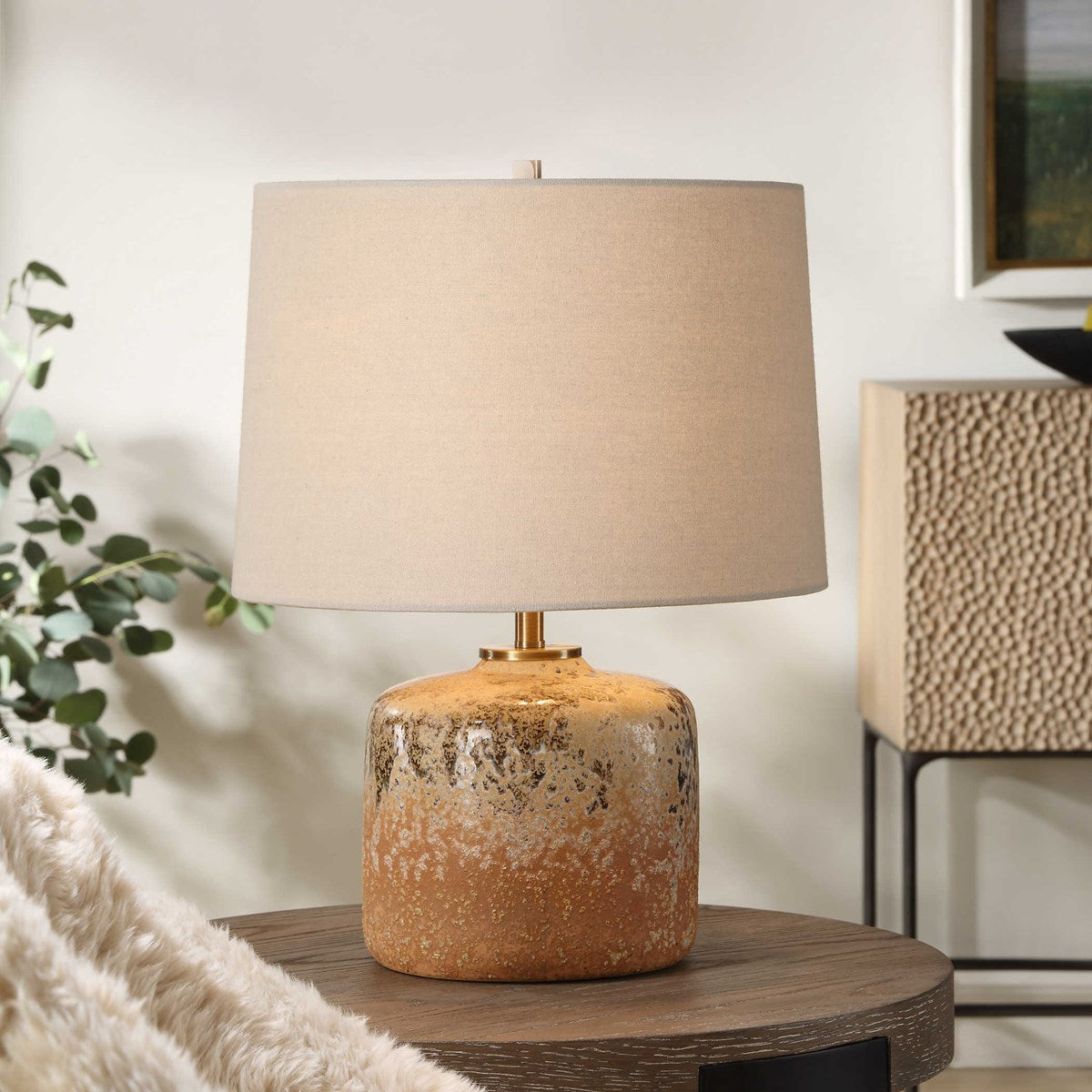 Frangarto 18 in. Ceramic Table Lamp