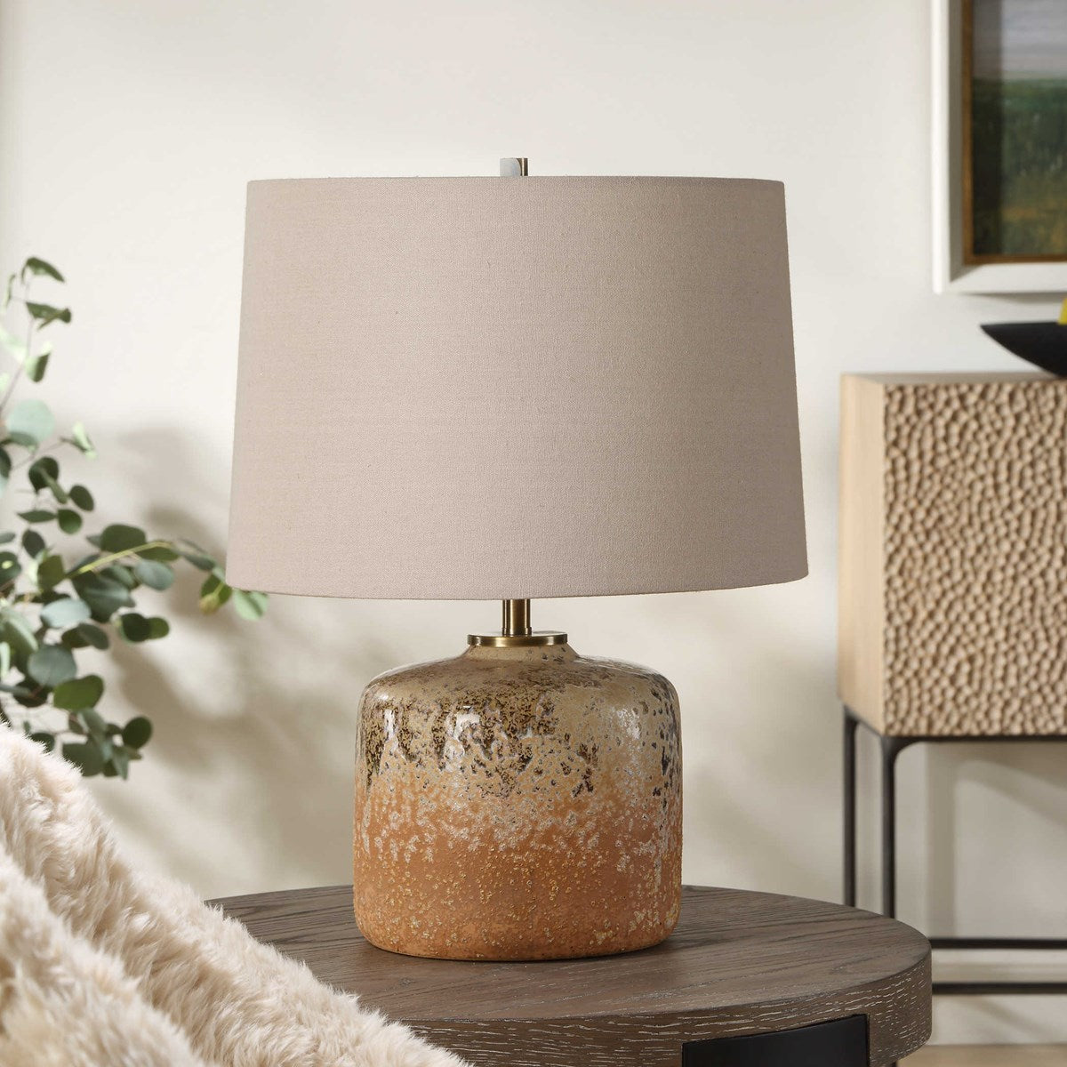 Frangarto 18 in. Ceramic Table Lamp