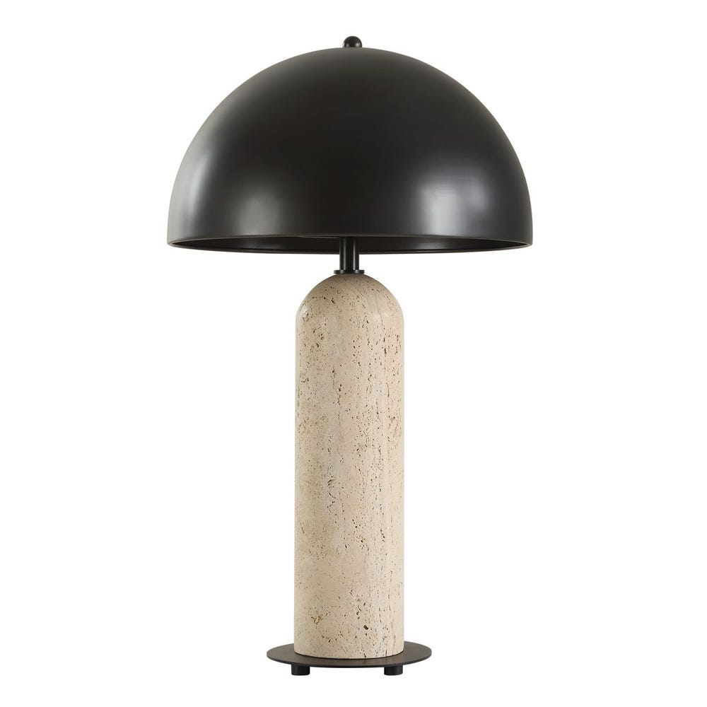 Murtas Travertine Base Outdoor Table Lamp