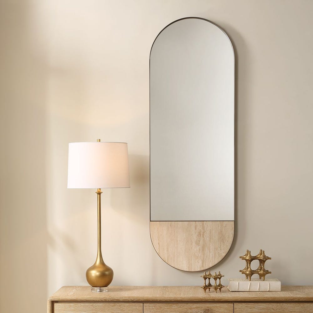Alvito 59 in. Tall Oval Mirror