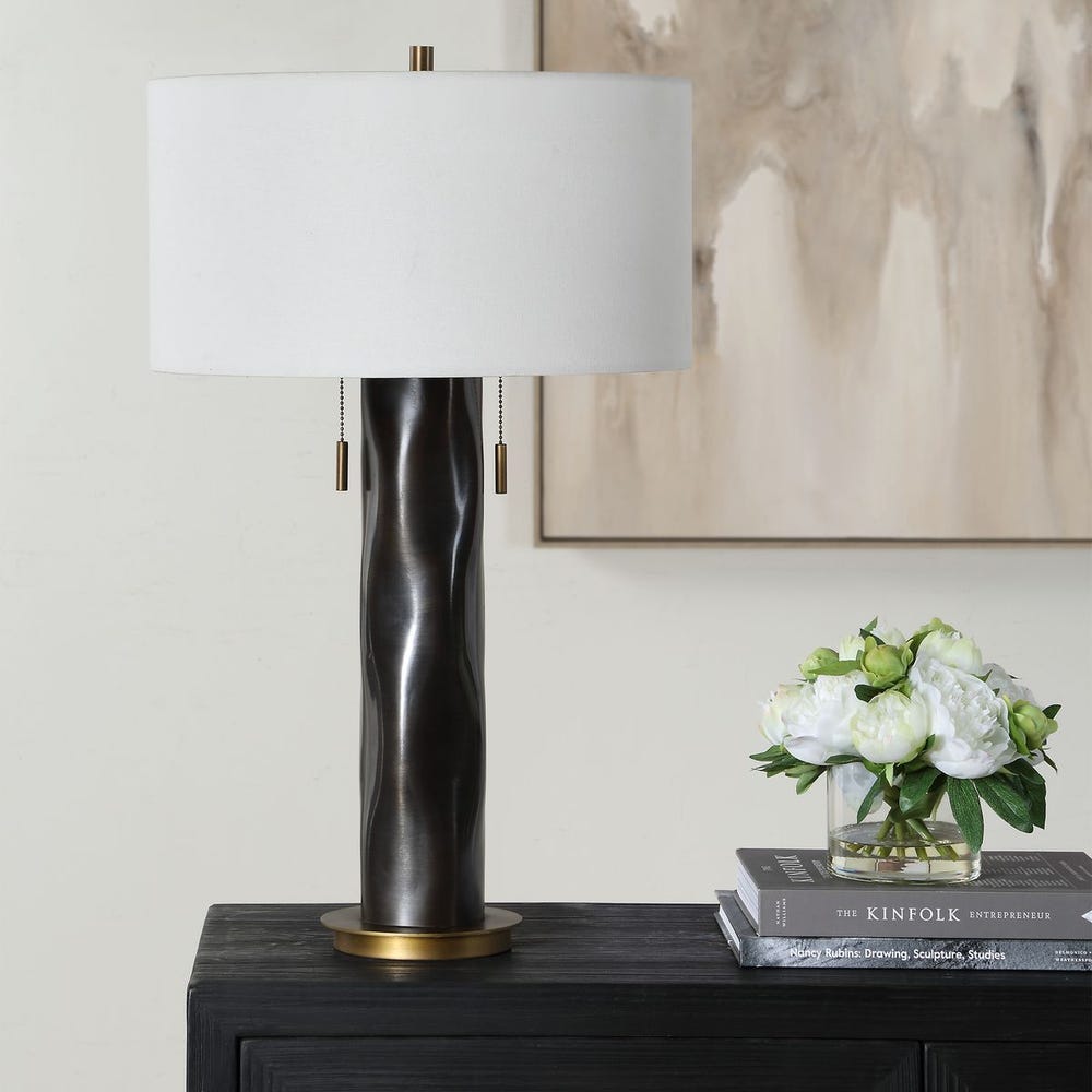 Trasimeno Aluminum Base Table Lamp
