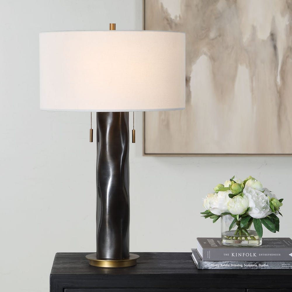 Trasimeno Aluminum Base Table Lamp