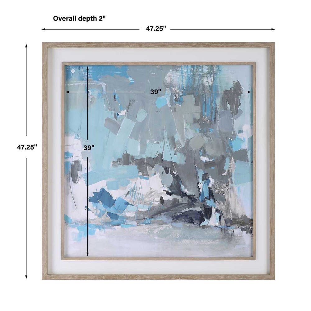 Arctic Drift 47 in. Framed Print