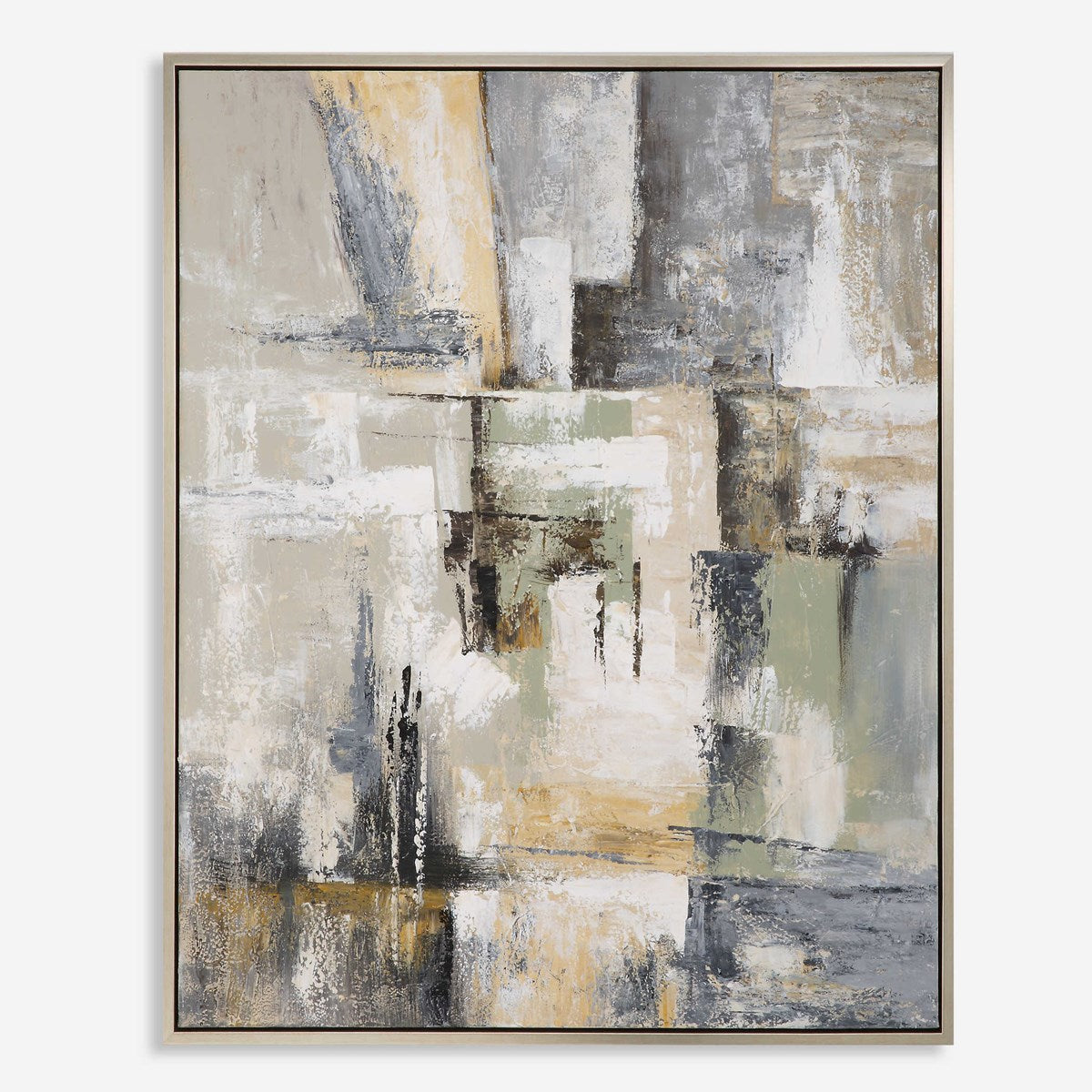 Serene Hues 52 in. Hand Painted Canvas