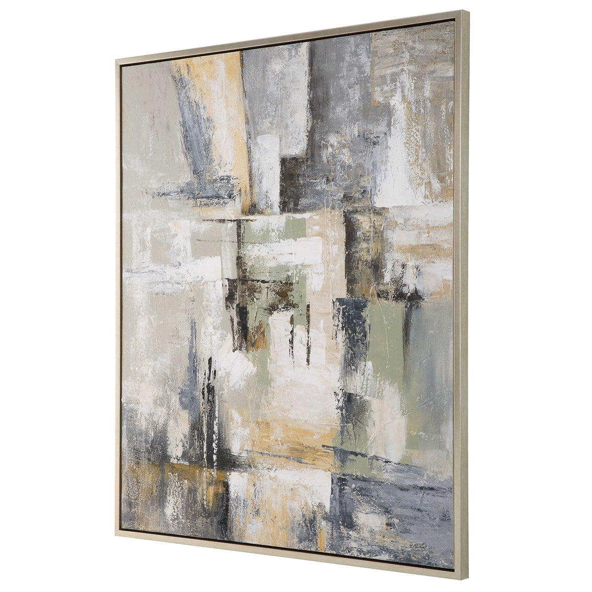 Serene Hues 52 in. Hand Painted Canvas