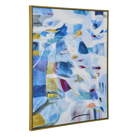 Mirage 55 in. Framed Canvas