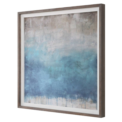 Tranquil Burst 45 in. Framed Print