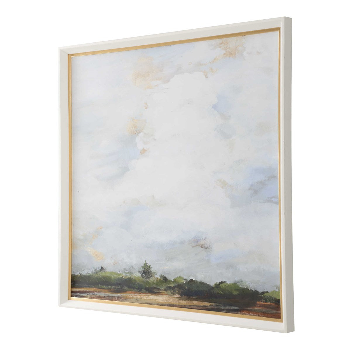 Gilded Horizon 46 in. Framed Print