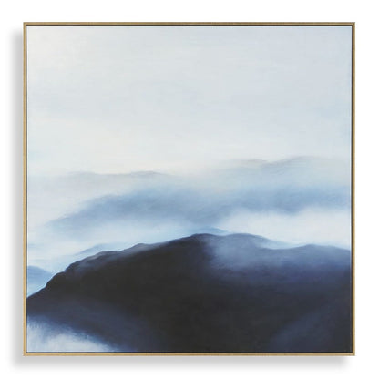 Misted Horizons 43 in. Hand Painted Canvas