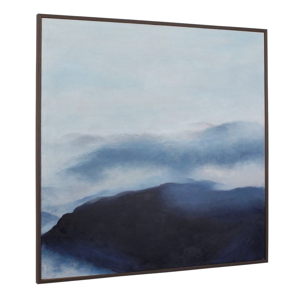 Misted Horizons 43 in. Hand Painted Canvas