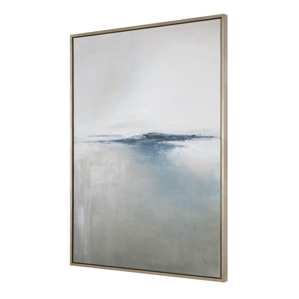 Hushed Waters 52 in. Hand Painted Canvas