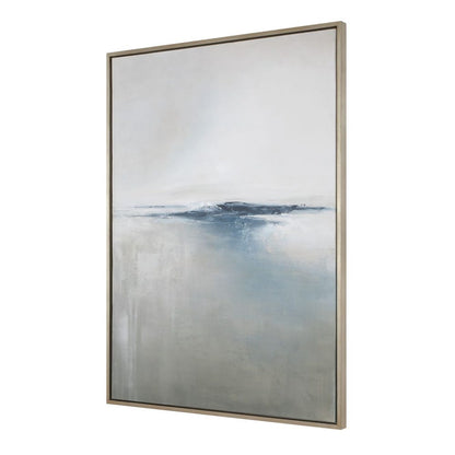 Hushed Waters 52 in. Hand Painted Canvas