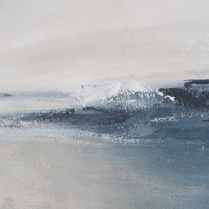 Hushed Waters 52 in. Hand Painted Canvas