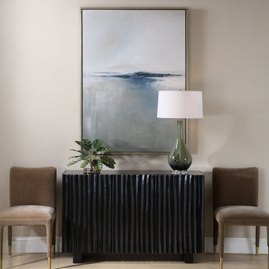 Hushed Waters 52 in. Hand Painted Canvas