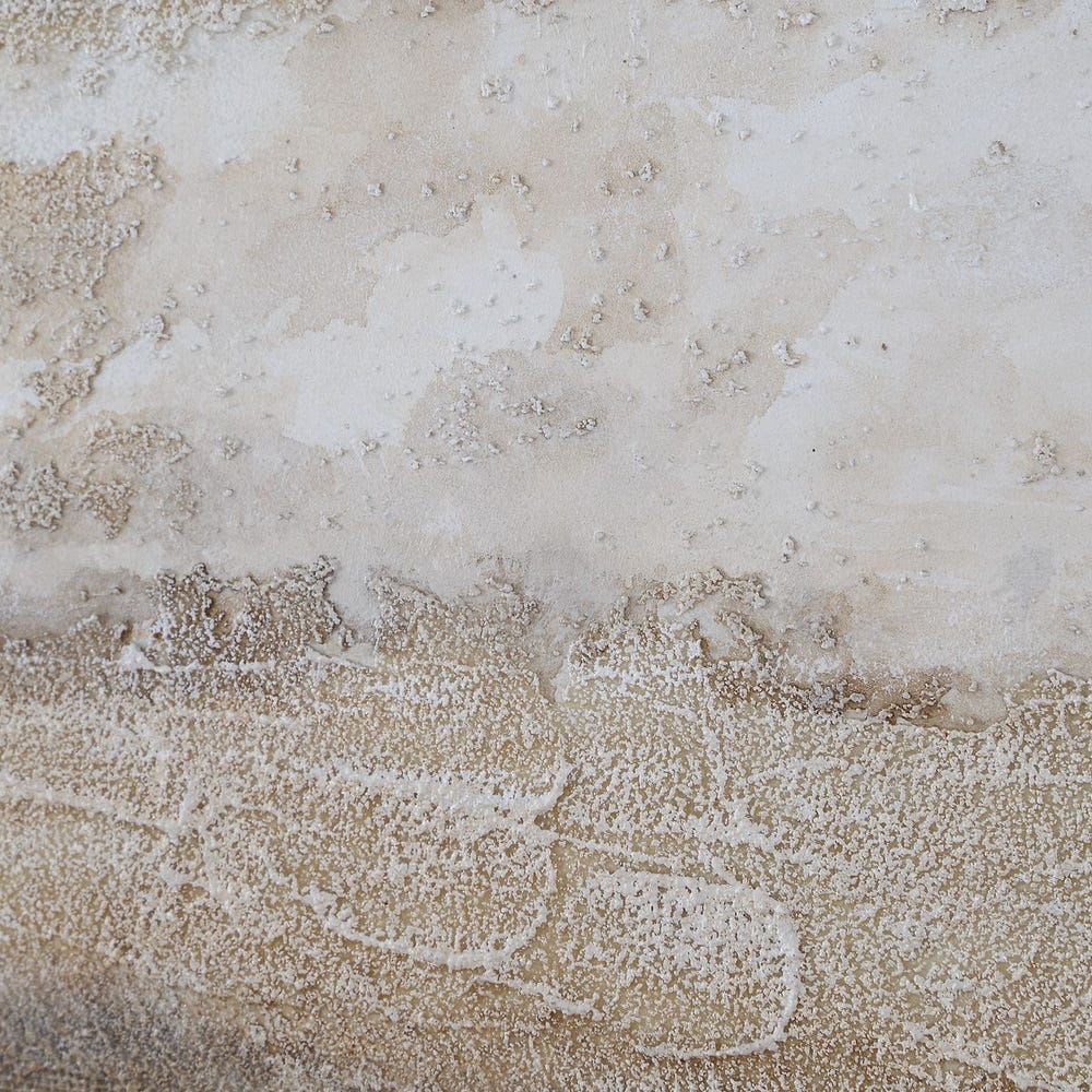 Quiet Strata 29 in. Hand Painted Canvas