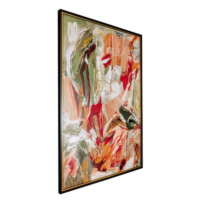 Crimson Reverie 63 in. Framed Canvas
