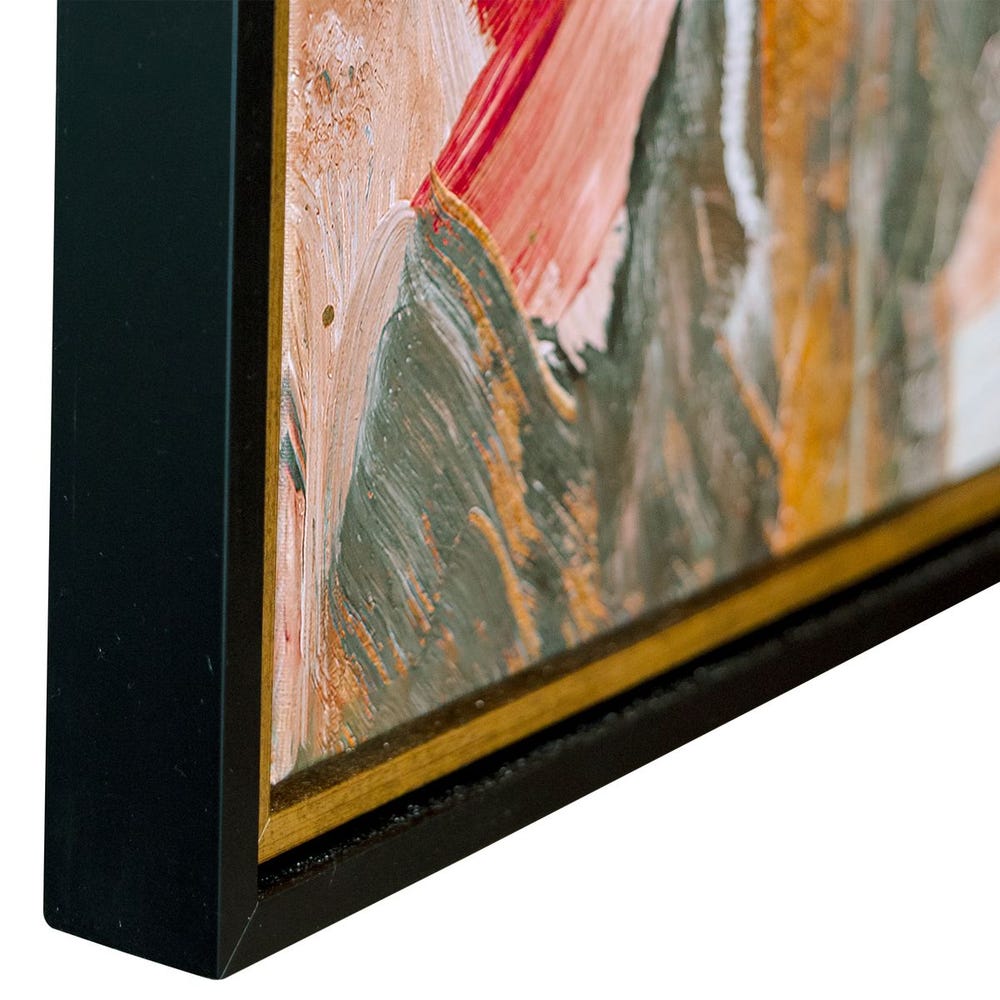 Crimson Reverie 63 in. Framed Canvas