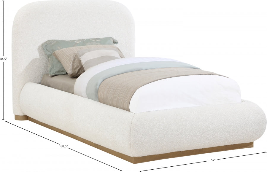 Rotzo Boucle Fabric Bed