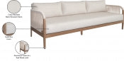 Valtopina 88 in. Outdoor Patio Sofa