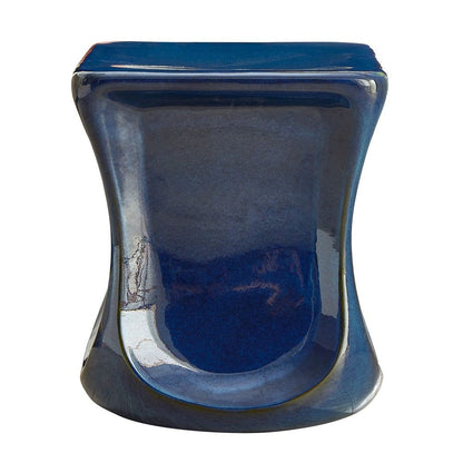 Alcide 18 in. Earthenware Outdoor Accent Table