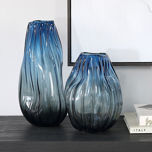 Lago Glass Vases - Set of 2