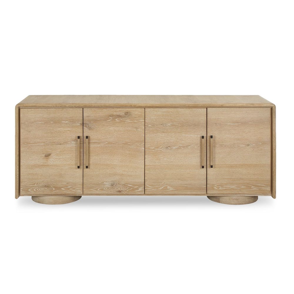 Amendola 79 in. Oak Wood Cabinet