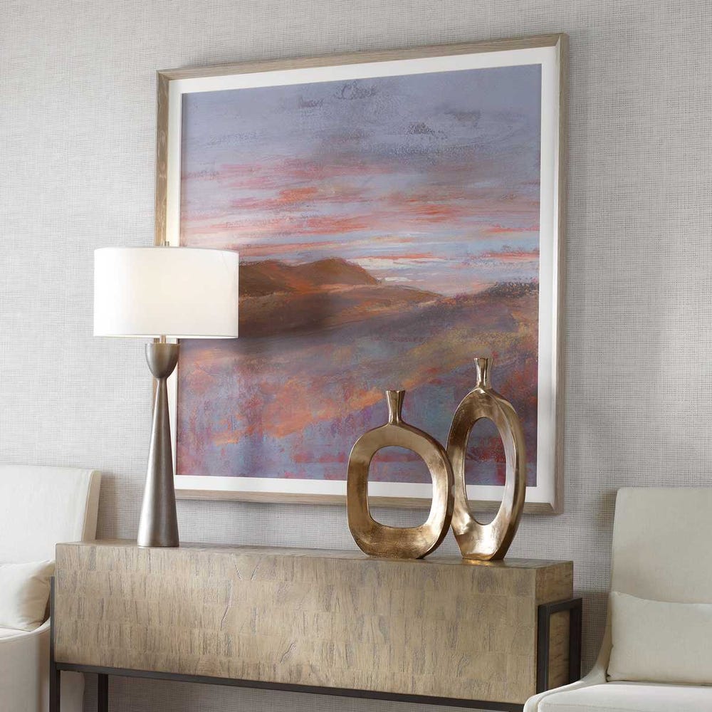 Verdant Vista 49 in. Framed Print
