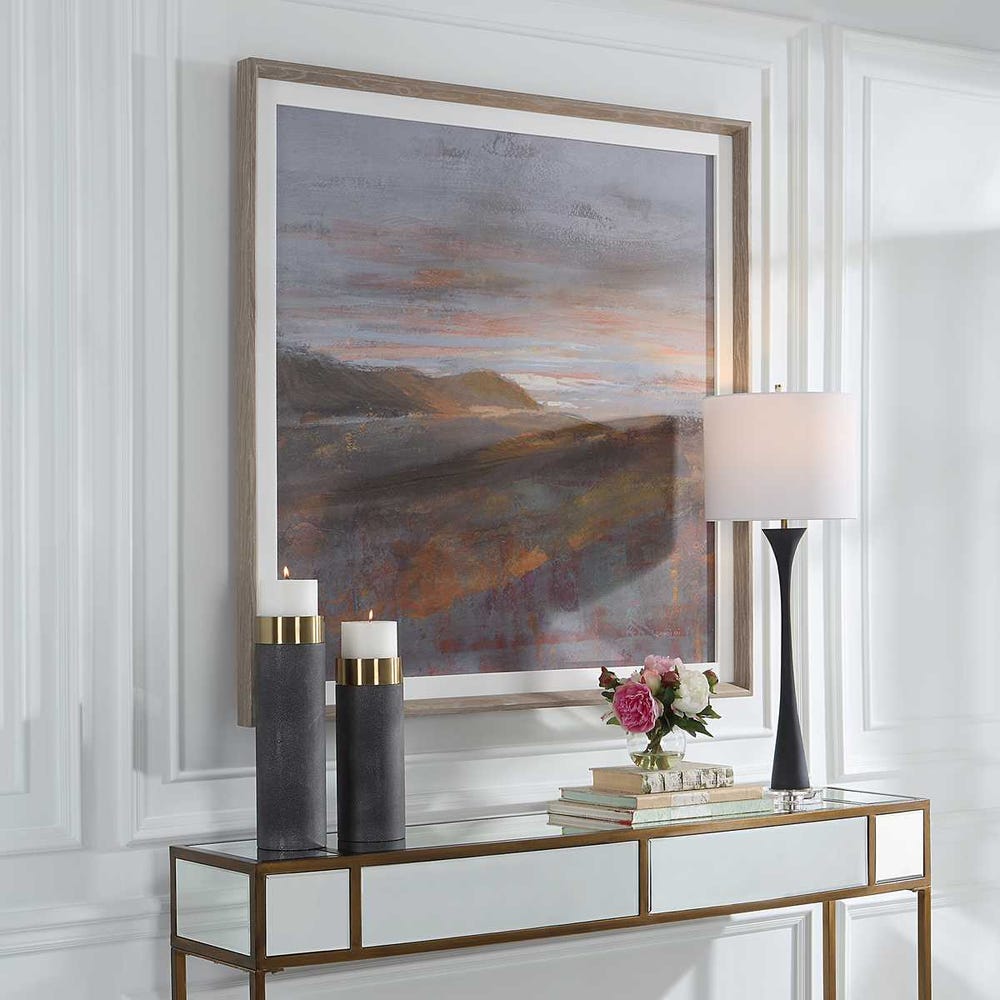 Verdant Vista 49 in. Framed Print