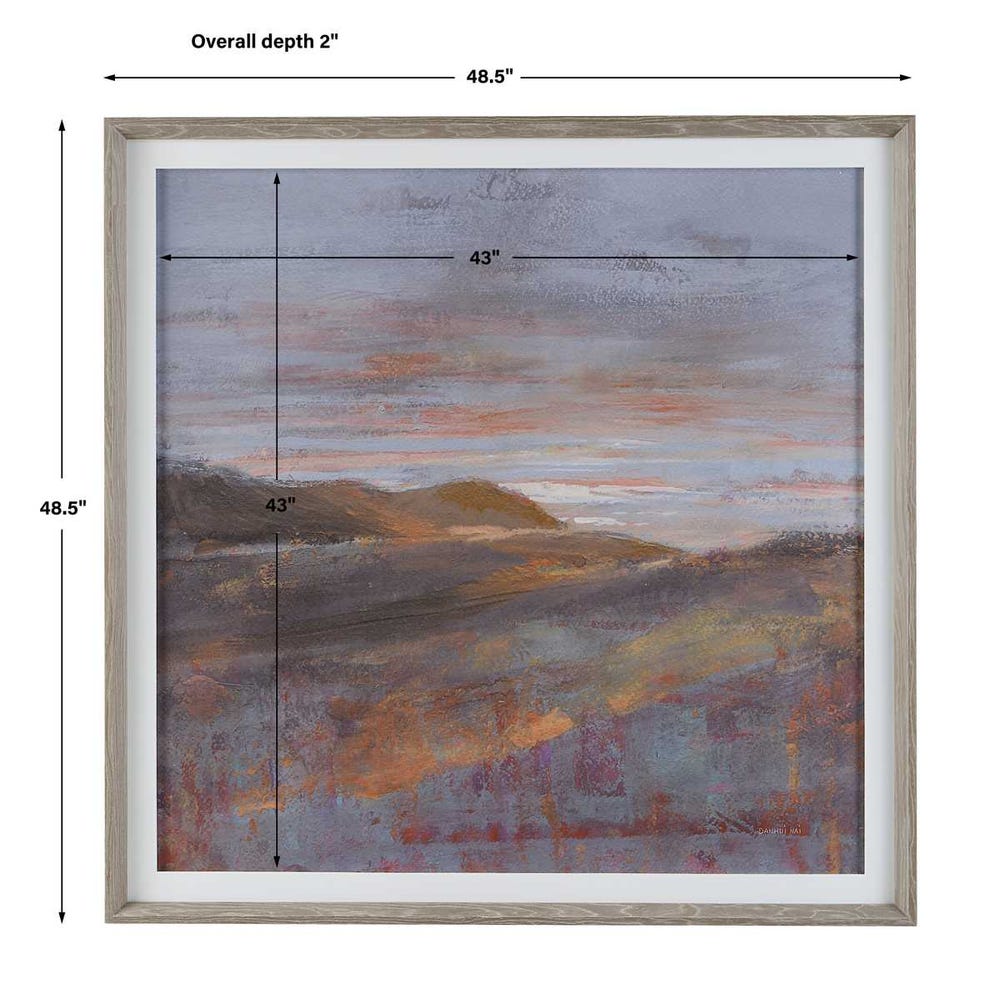 Verdant Vista 49 in. Framed Print