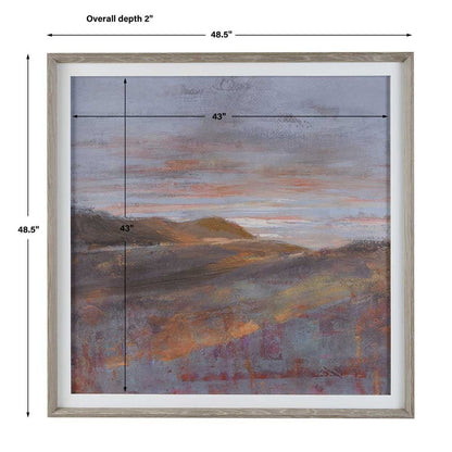 Verdant Vista 49 in. Framed Print