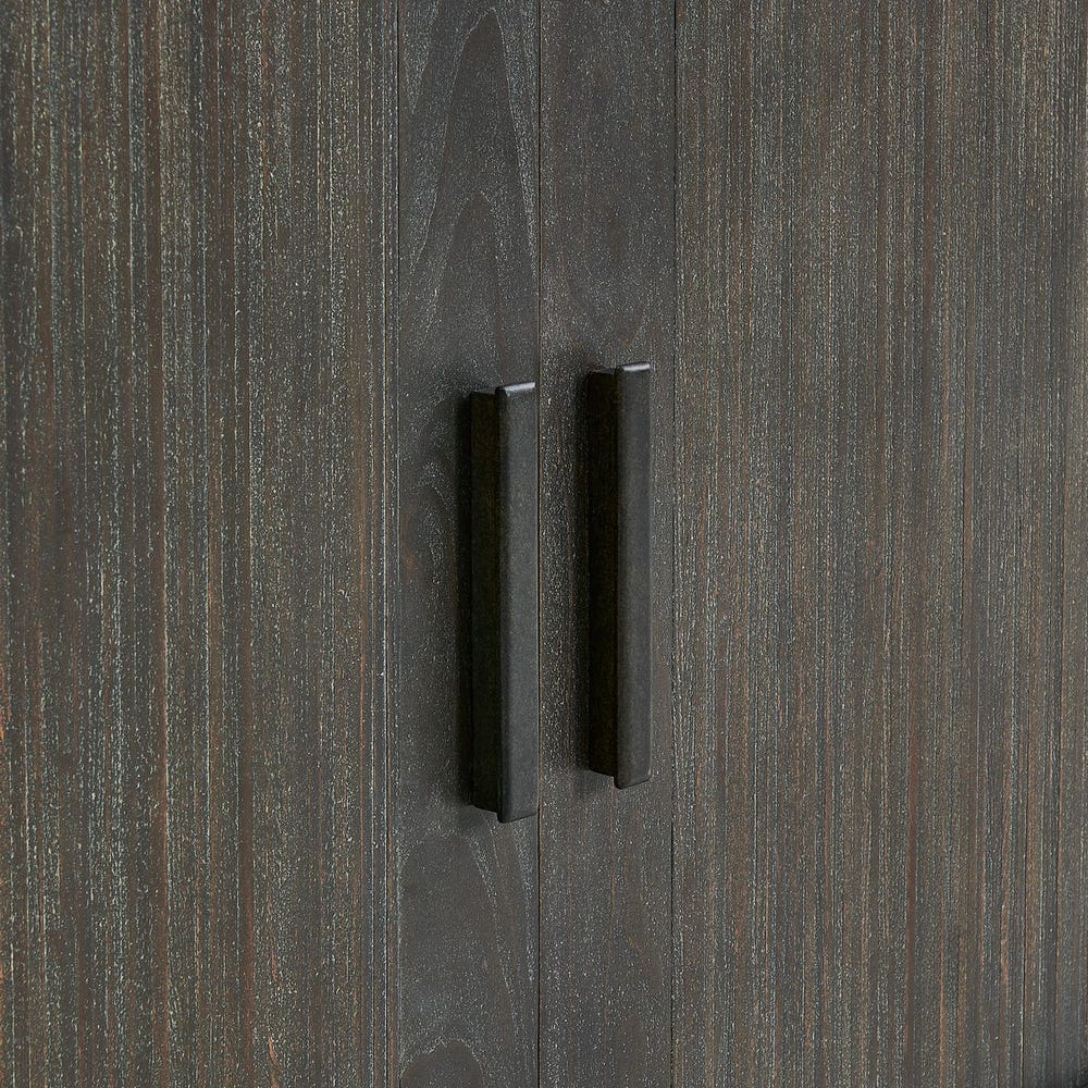 Pomonte 56 in. Acacia and Poplar Wood Cabinet