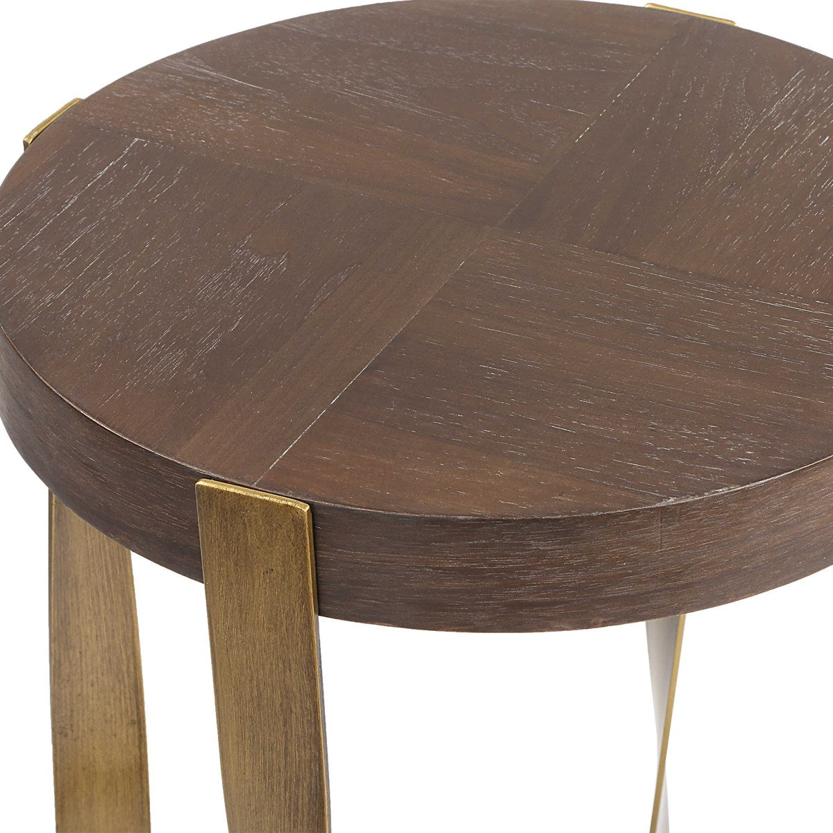 Ascoli 24 in. Walnut Veneer Accent Table