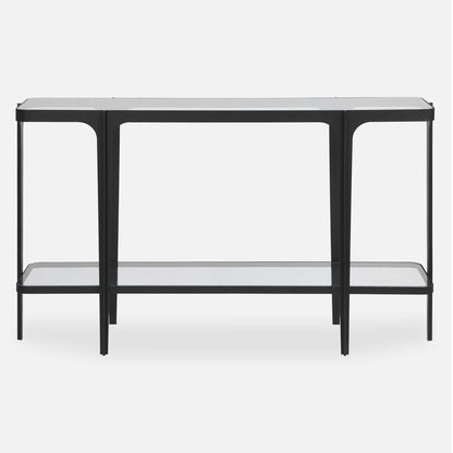 Atzara 53 in. Tempered Glass Console Table