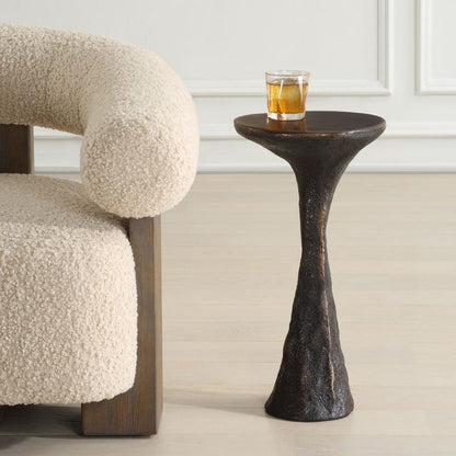 Taureana 22 in. Concrete Outdoor Accent Table
